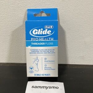 Oral-B Glide Pro-Health Threader Floss 30 Single Use Packets Original